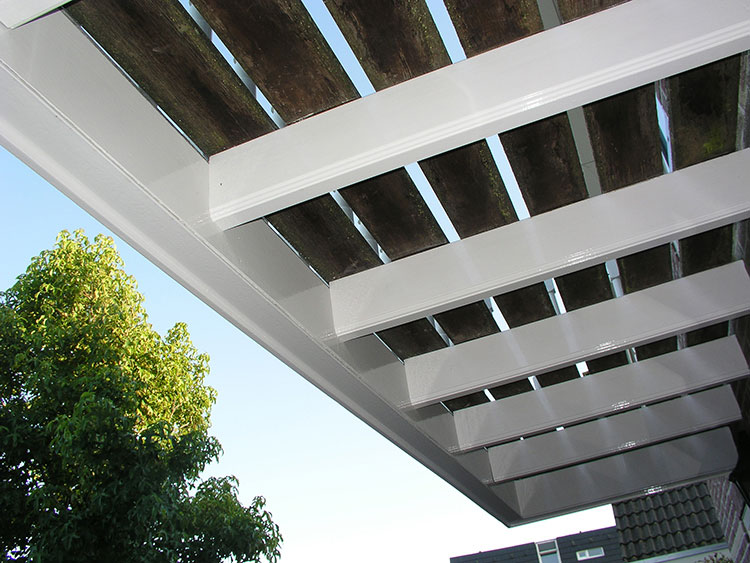 Balkon schilderwerk in Obdam